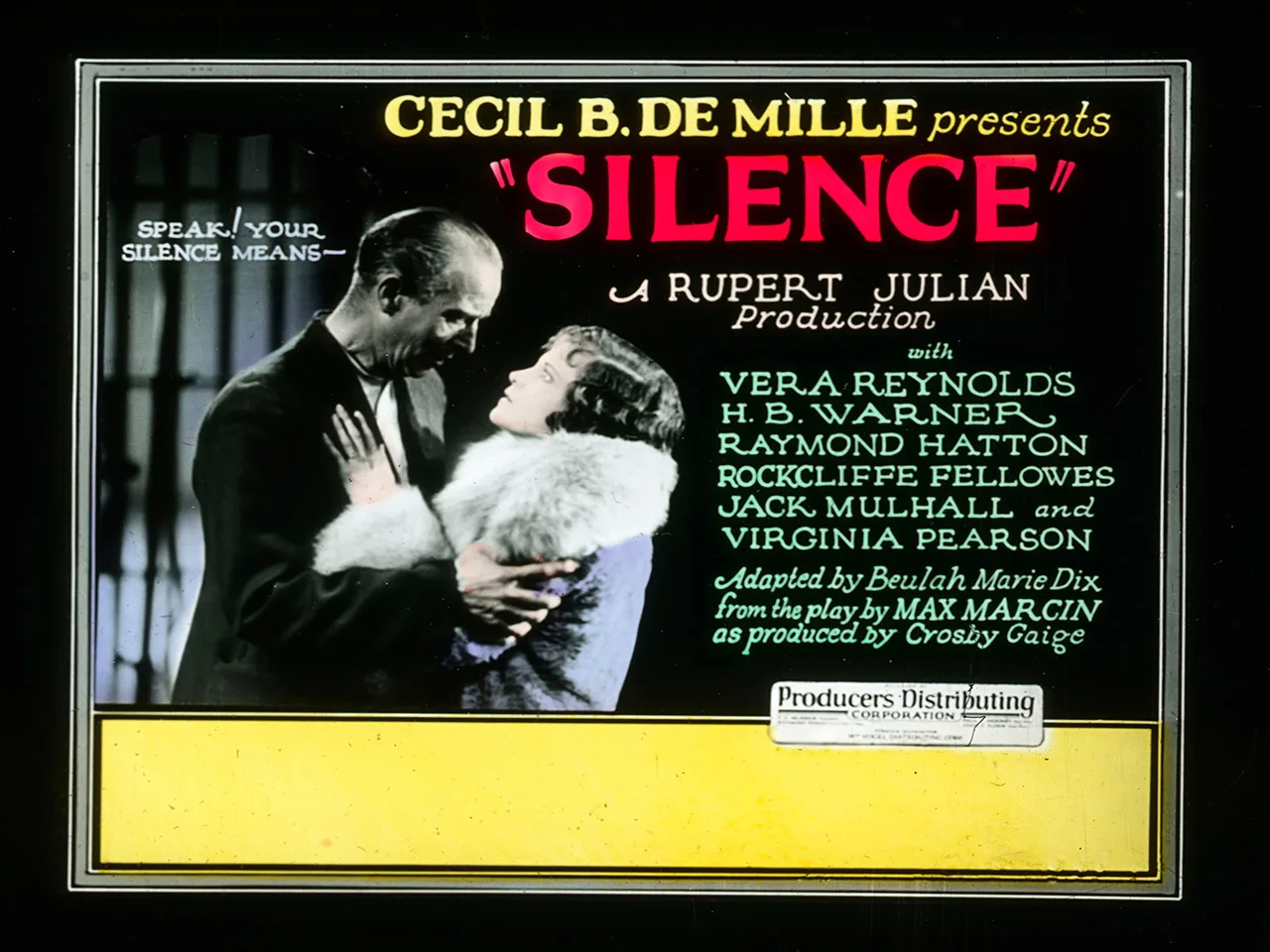 Ad for Silence