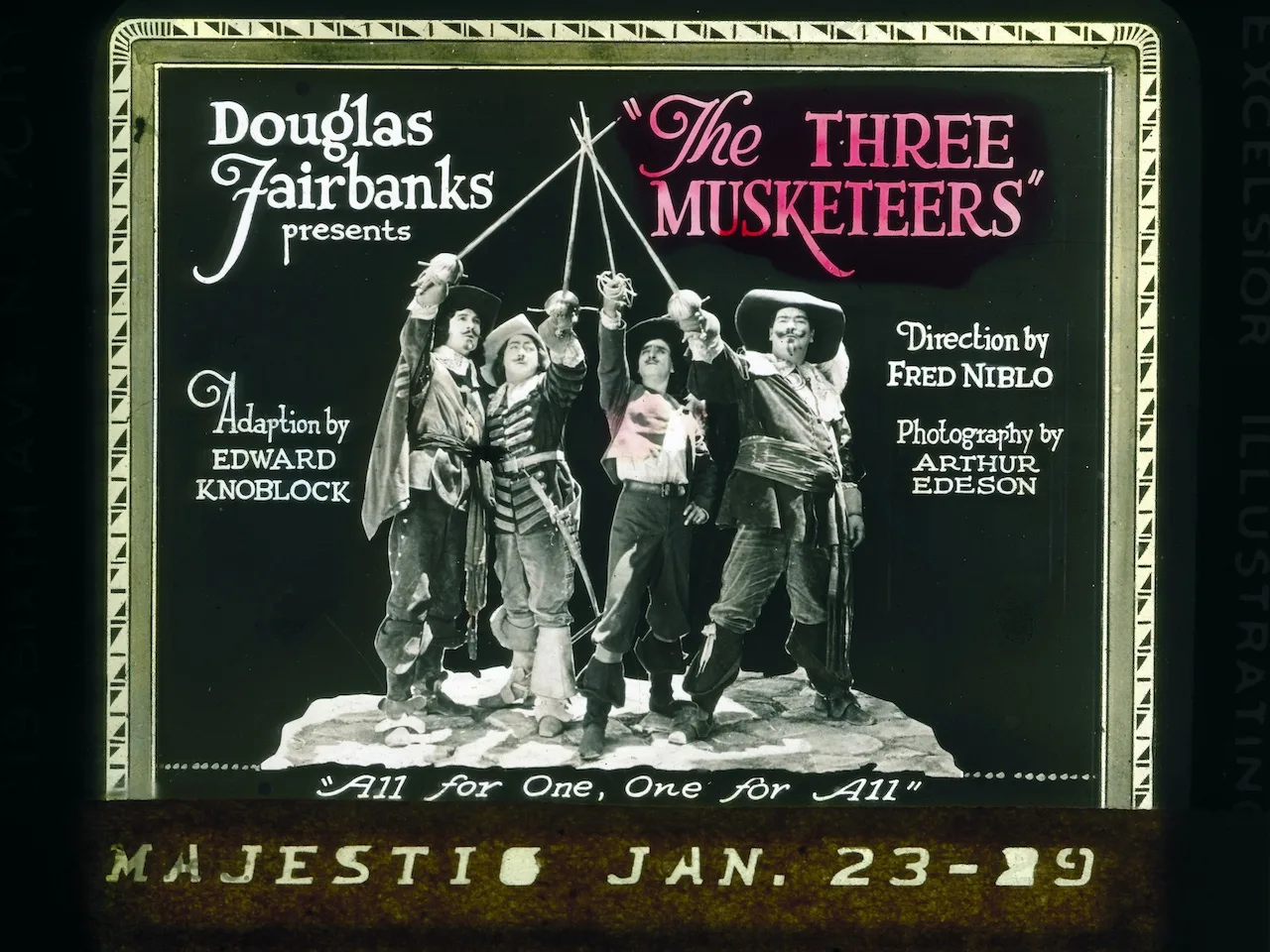 Frame from The Three Musketeers